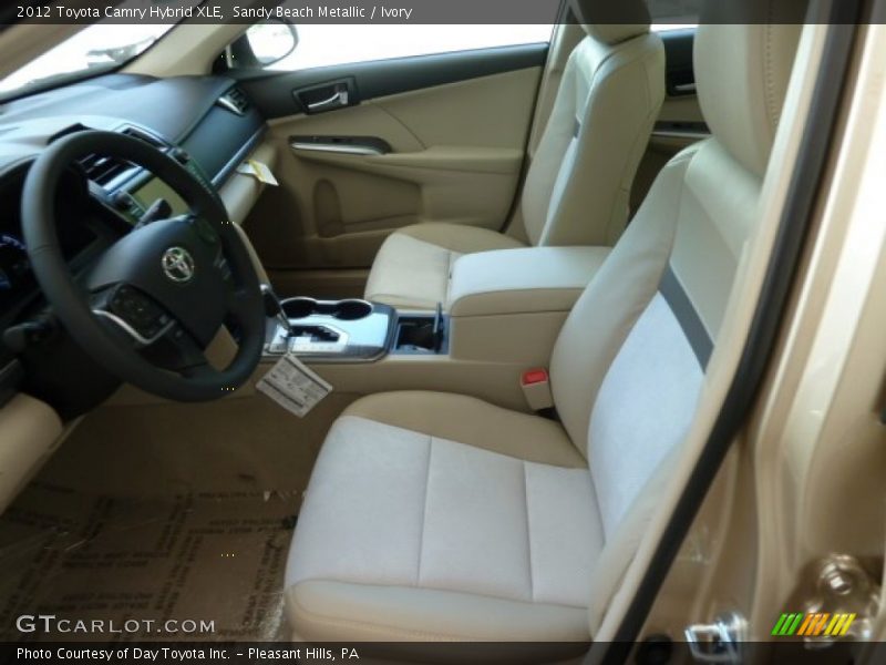 Sandy Beach Metallic / Ivory 2012 Toyota Camry Hybrid XLE