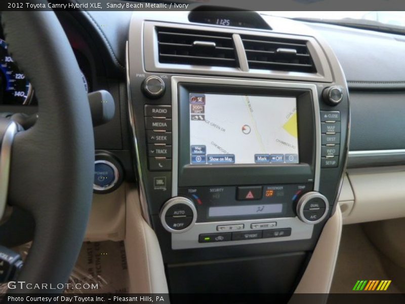 Sandy Beach Metallic / Ivory 2012 Toyota Camry Hybrid XLE