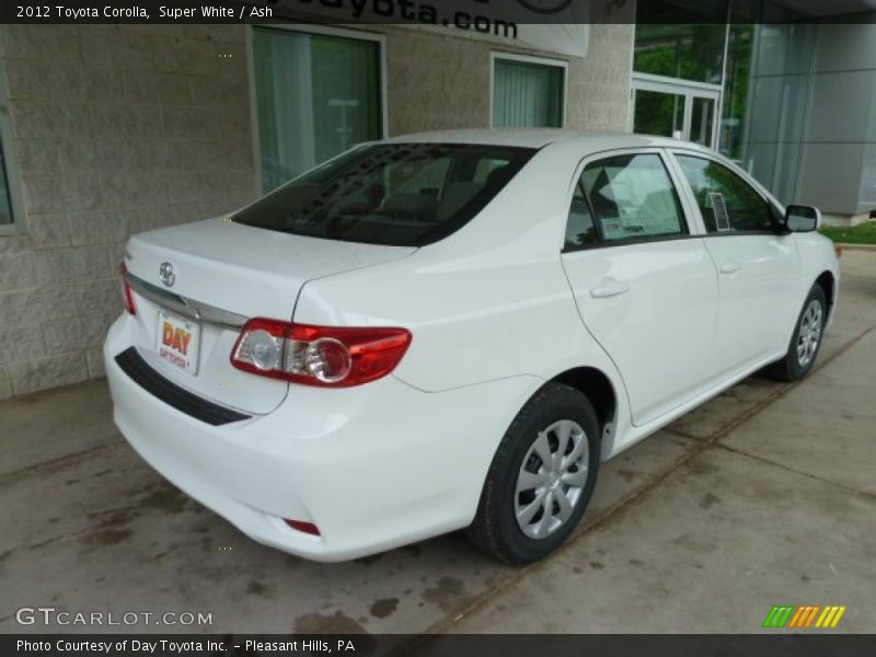 Super White / Ash 2012 Toyota Corolla