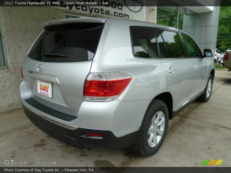 Classic Silver Metallic / Ash 2012 Toyota Highlander V6 4WD