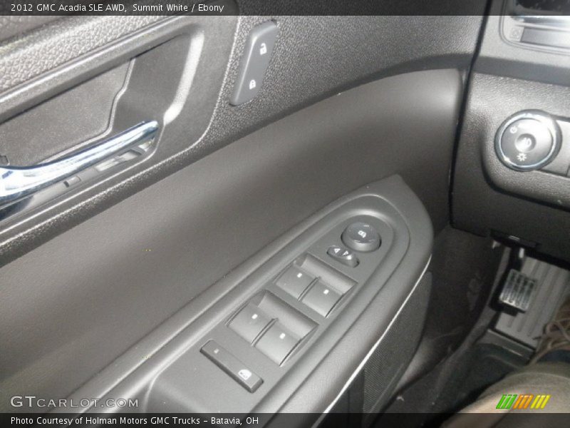 Summit White / Ebony 2012 GMC Acadia SLE AWD