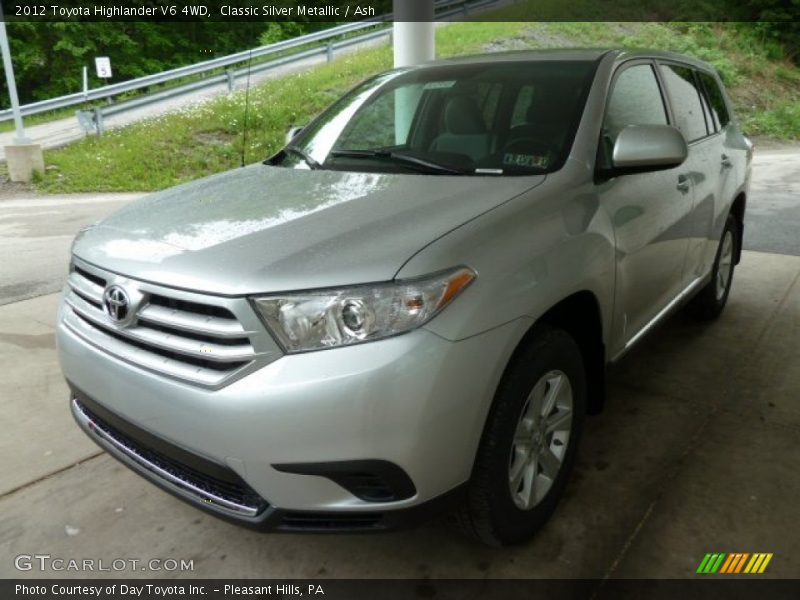 Classic Silver Metallic / Ash 2012 Toyota Highlander V6 4WD