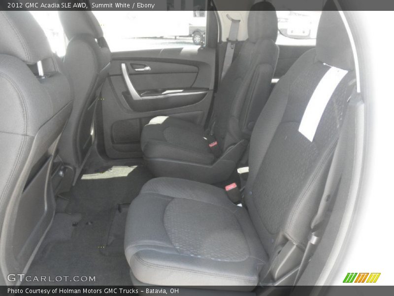 Summit White / Ebony 2012 GMC Acadia SLE AWD