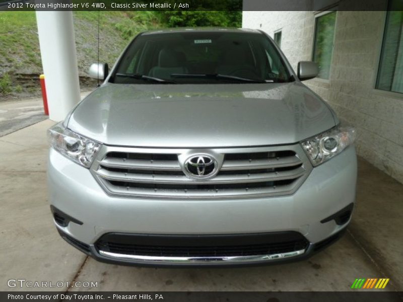 Classic Silver Metallic / Ash 2012 Toyota Highlander V6 4WD