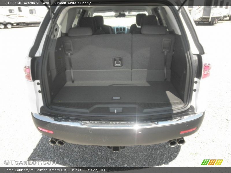 Summit White / Ebony 2012 GMC Acadia SLE AWD