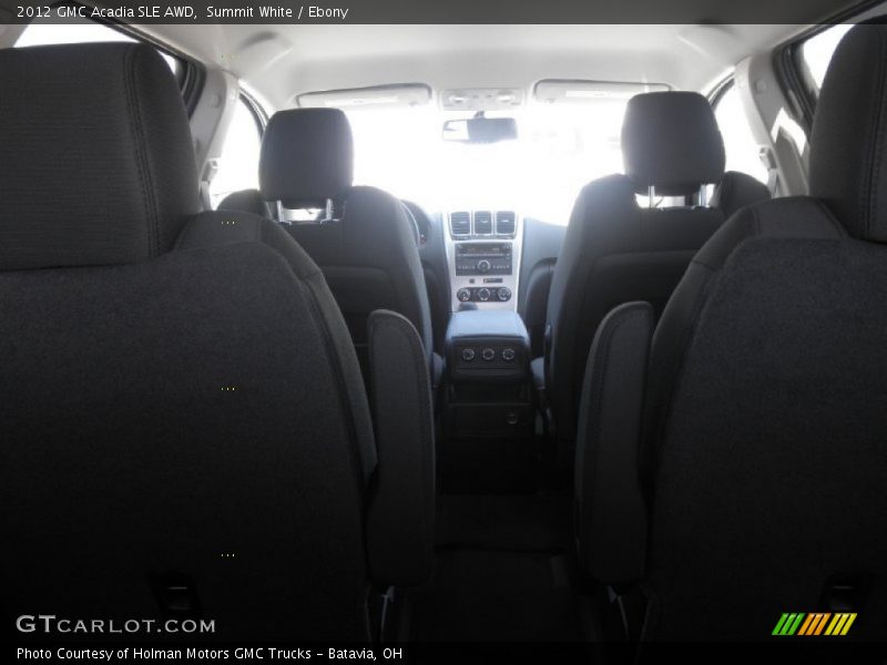 Summit White / Ebony 2012 GMC Acadia SLE AWD