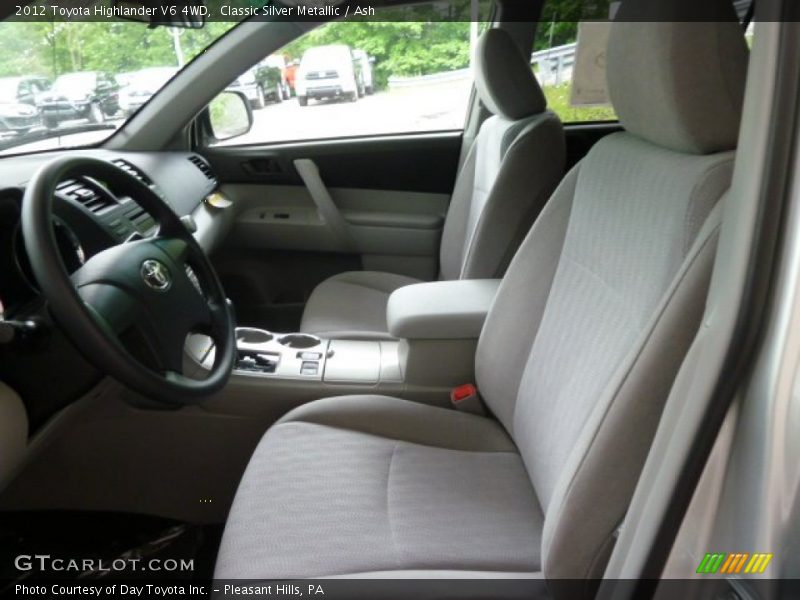 Classic Silver Metallic / Ash 2012 Toyota Highlander V6 4WD