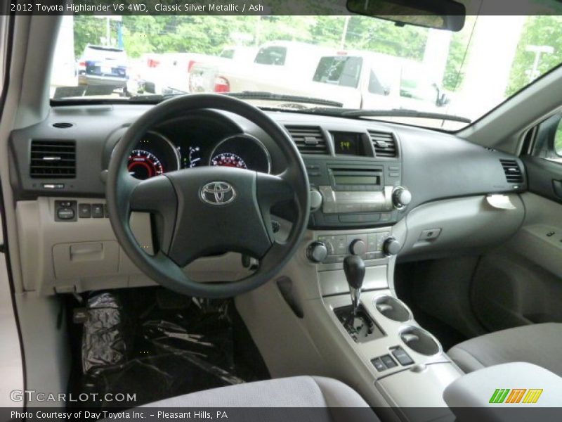 Classic Silver Metallic / Ash 2012 Toyota Highlander V6 4WD