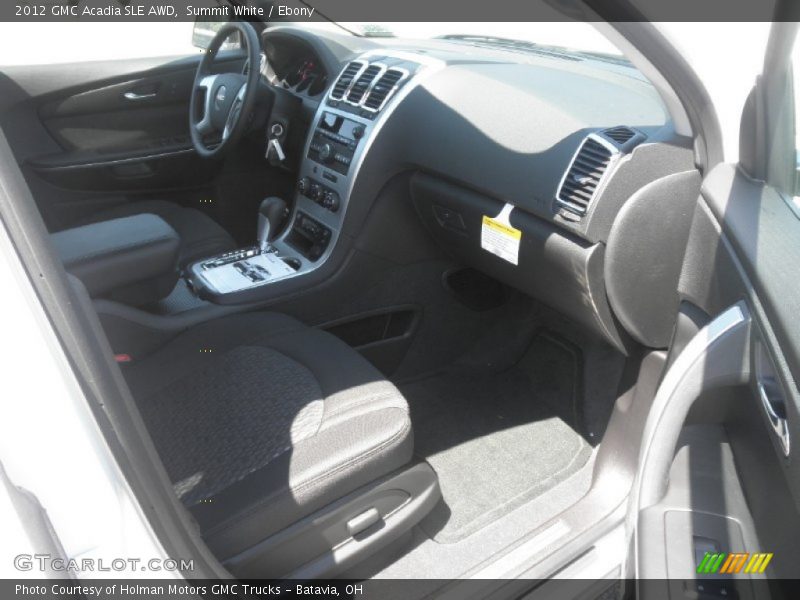 Summit White / Ebony 2012 GMC Acadia SLE AWD