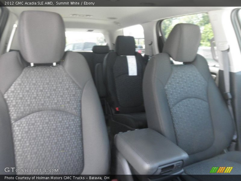 Summit White / Ebony 2012 GMC Acadia SLE AWD