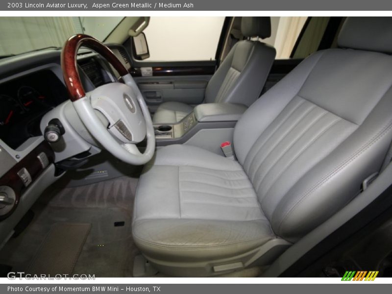 Aspen Green Metallic / Medium Ash 2003 Lincoln Aviator Luxury