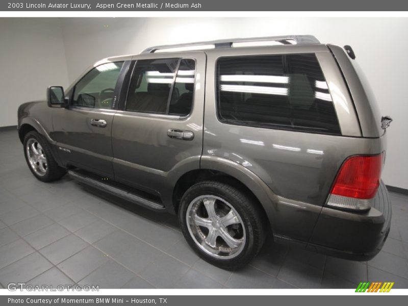 Aspen Green Metallic / Medium Ash 2003 Lincoln Aviator Luxury