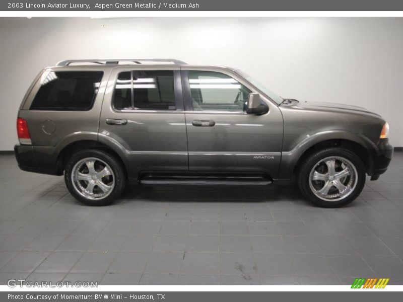Aspen Green Metallic / Medium Ash 2003 Lincoln Aviator Luxury