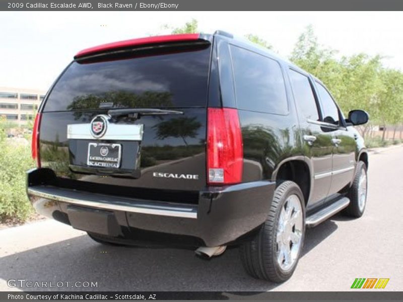 Black Raven / Ebony/Ebony 2009 Cadillac Escalade AWD