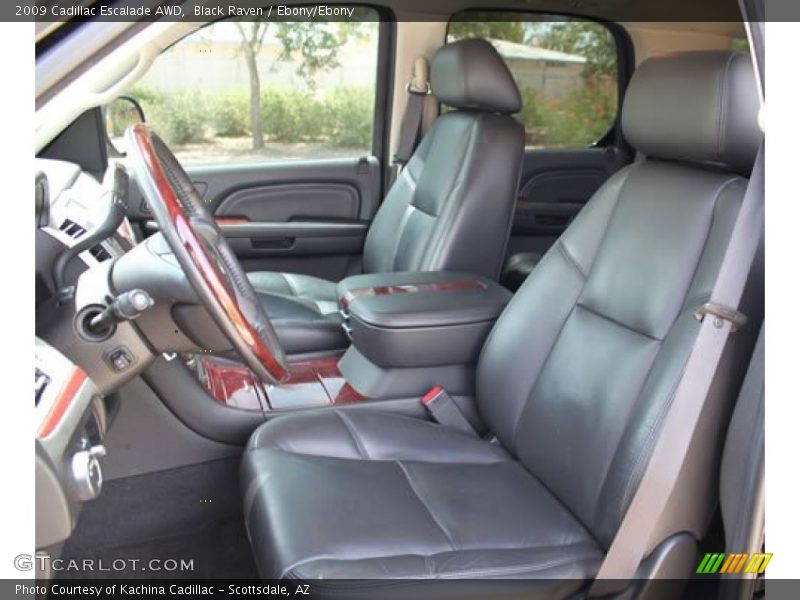 Black Raven / Ebony/Ebony 2009 Cadillac Escalade AWD