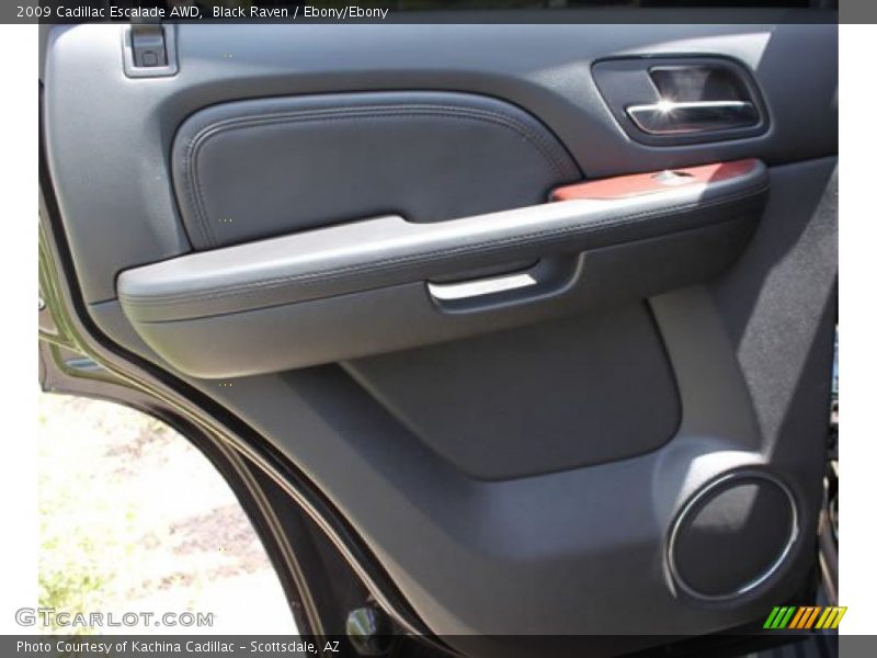 Black Raven / Ebony/Ebony 2009 Cadillac Escalade AWD