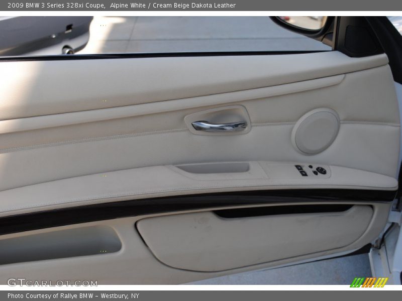 Alpine White / Cream Beige Dakota Leather 2009 BMW 3 Series 328xi Coupe