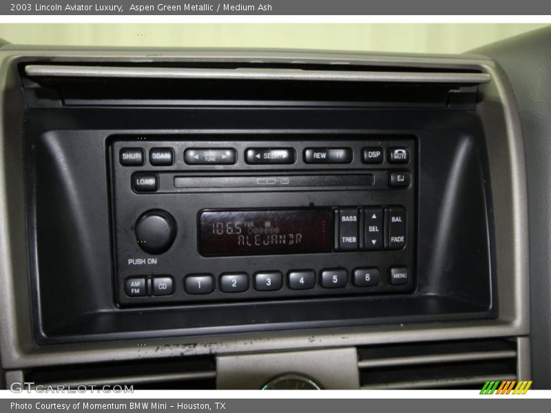 Aspen Green Metallic / Medium Ash 2003 Lincoln Aviator Luxury