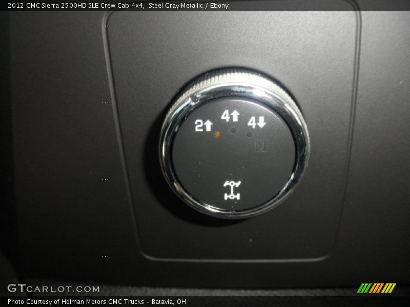 Steel Gray Metallic / Ebony 2012 GMC Sierra 2500HD SLE Crew Cab 4x4