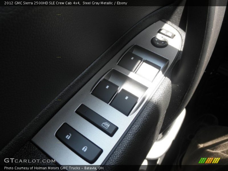 Steel Gray Metallic / Ebony 2012 GMC Sierra 2500HD SLE Crew Cab 4x4