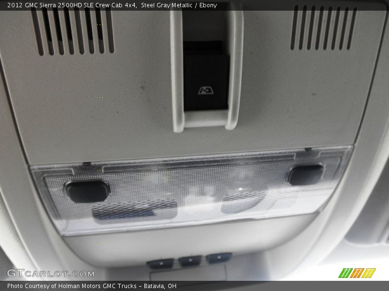 Steel Gray Metallic / Ebony 2012 GMC Sierra 2500HD SLE Crew Cab 4x4
