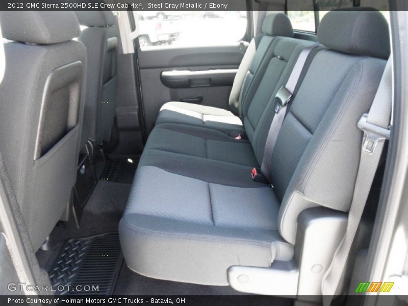 Steel Gray Metallic / Ebony 2012 GMC Sierra 2500HD SLE Crew Cab 4x4