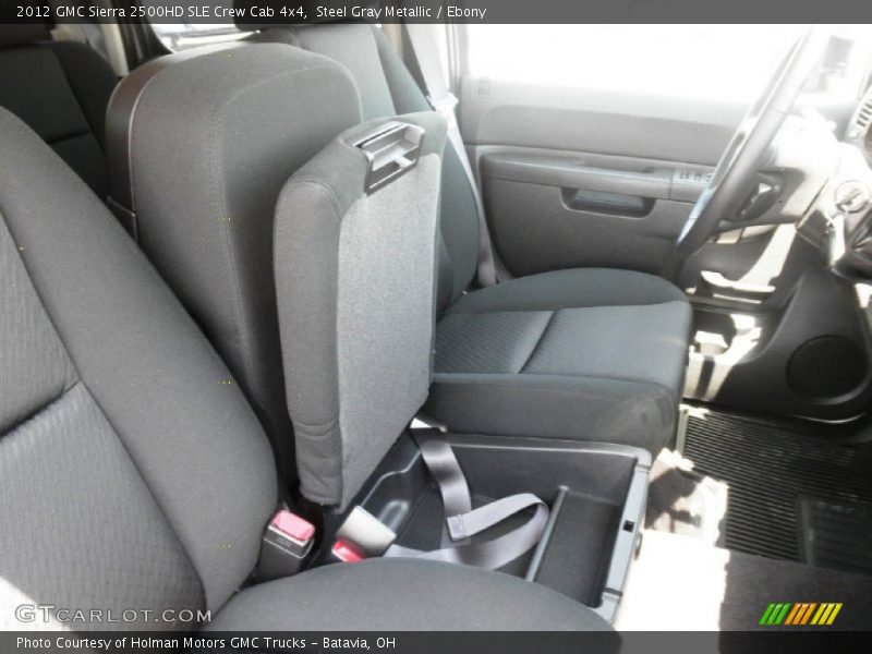 Steel Gray Metallic / Ebony 2012 GMC Sierra 2500HD SLE Crew Cab 4x4
