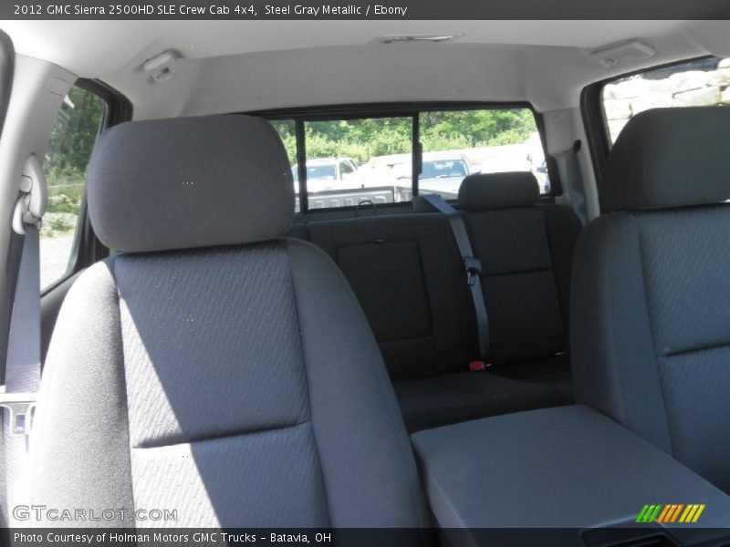 Steel Gray Metallic / Ebony 2012 GMC Sierra 2500HD SLE Crew Cab 4x4