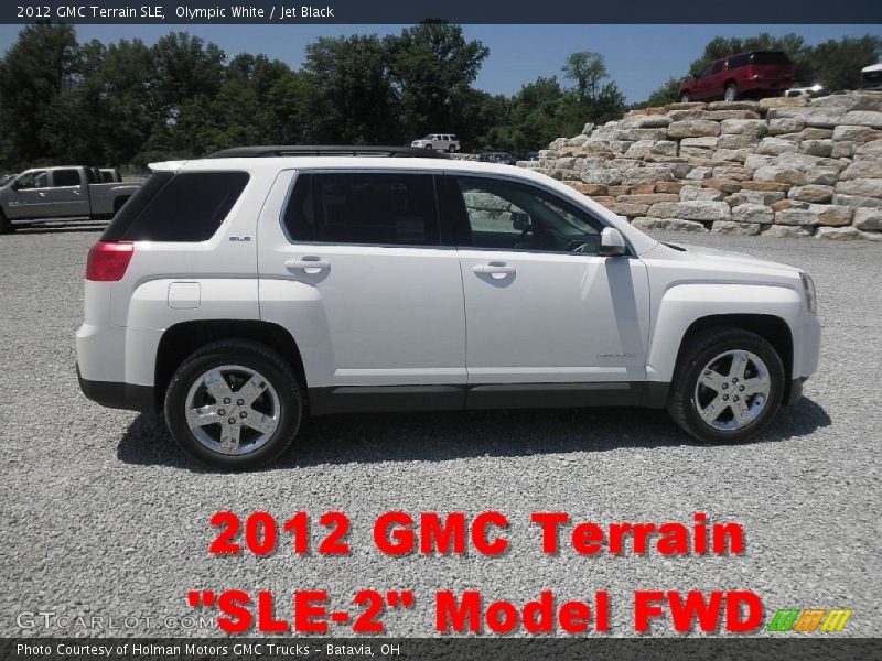 Olympic White / Jet Black 2012 GMC Terrain SLE