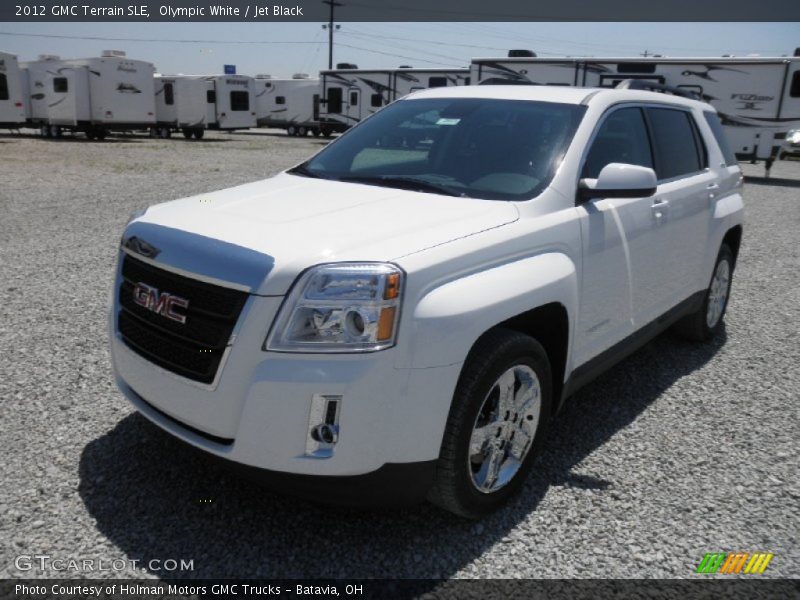 Olympic White / Jet Black 2012 GMC Terrain SLE
