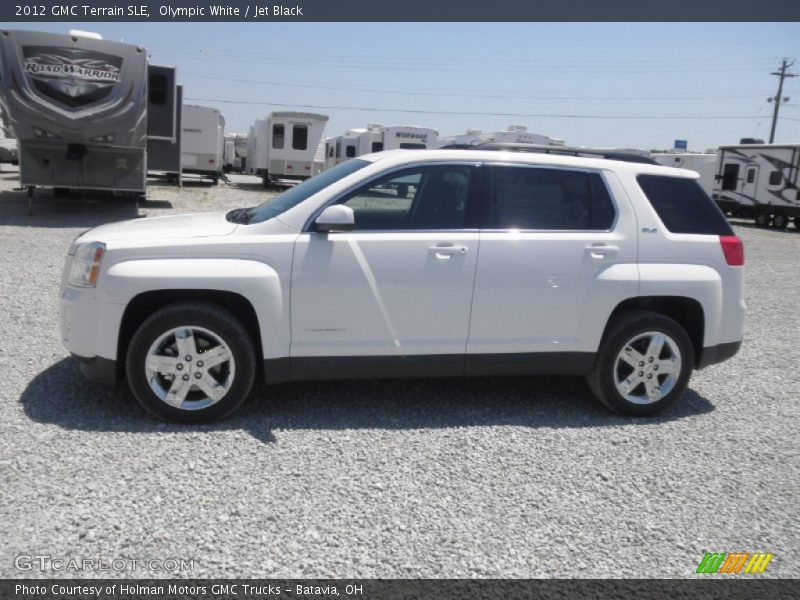 Olympic White / Jet Black 2012 GMC Terrain SLE