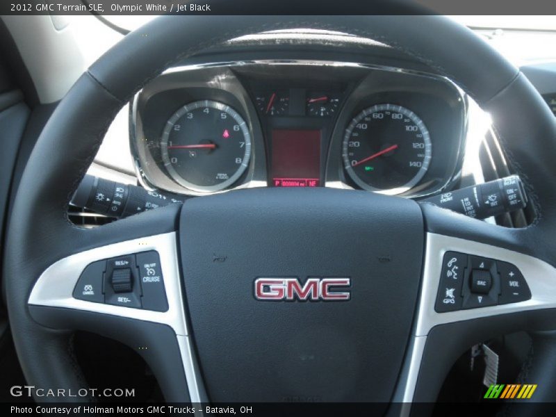 Olympic White / Jet Black 2012 GMC Terrain SLE