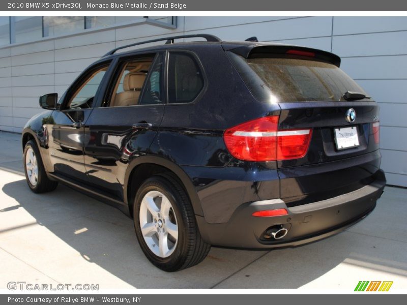 Monaco Blue Metallic / Sand Beige 2010 BMW X5 xDrive30i