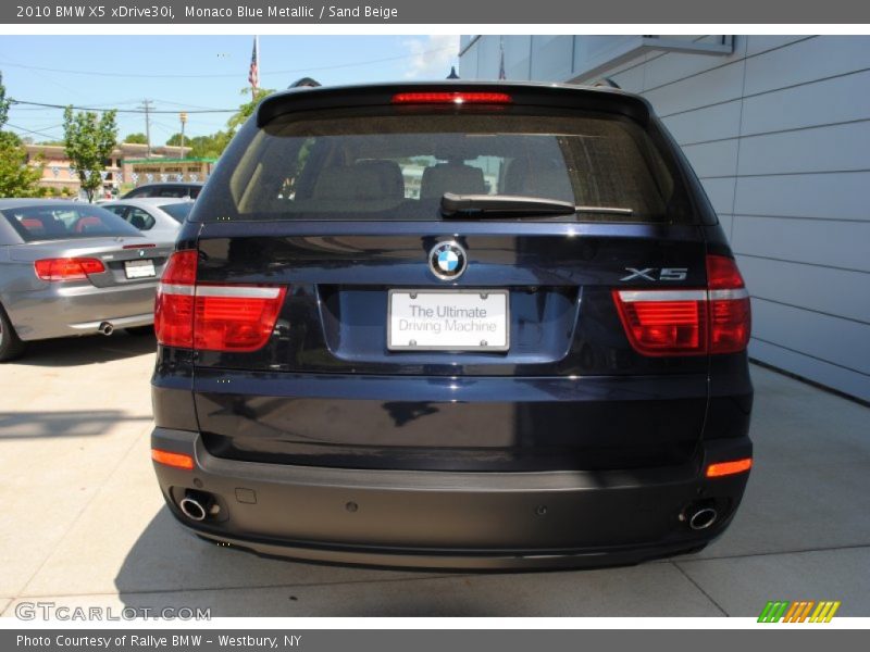 Monaco Blue Metallic / Sand Beige 2010 BMW X5 xDrive30i