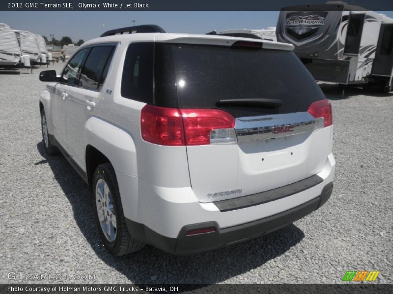 Olympic White / Jet Black 2012 GMC Terrain SLE