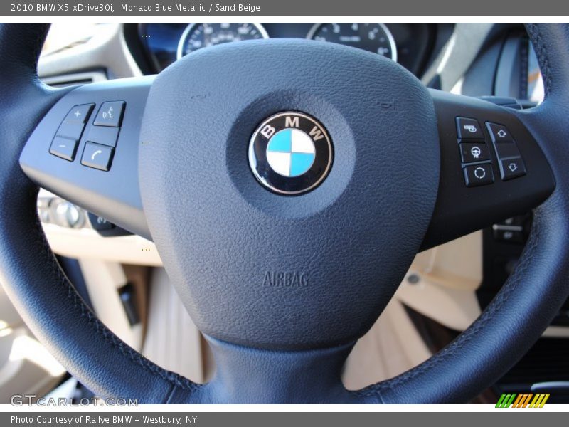 Monaco Blue Metallic / Sand Beige 2010 BMW X5 xDrive30i