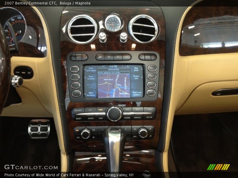 Controls of 2007 Continental GTC 