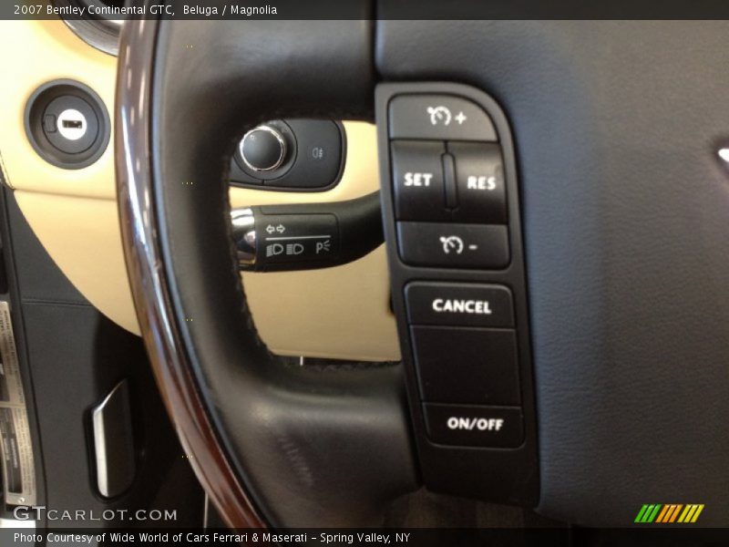 Controls of 2007 Continental GTC 