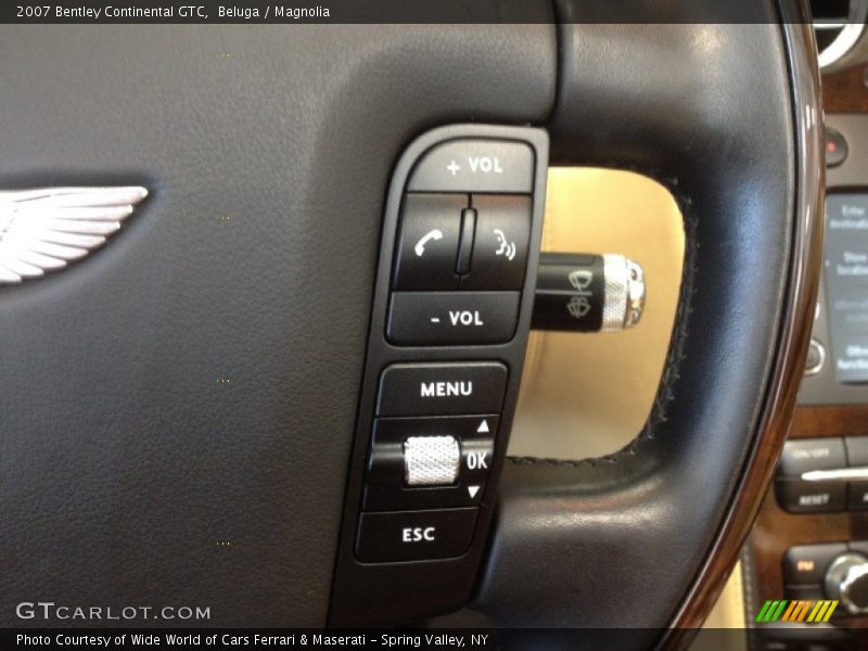 Controls of 2007 Continental GTC 