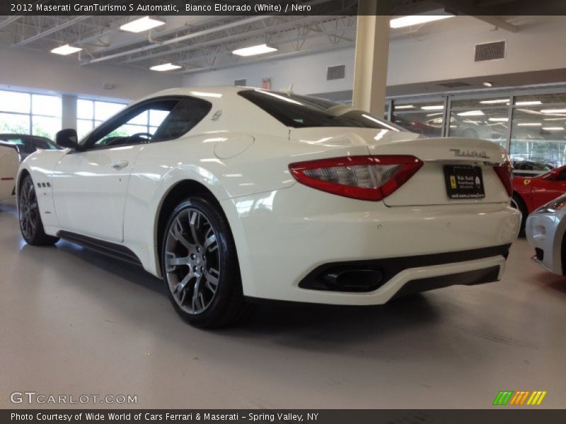 Bianco Eldorado (White) / Nero 2012 Maserati GranTurismo S Automatic