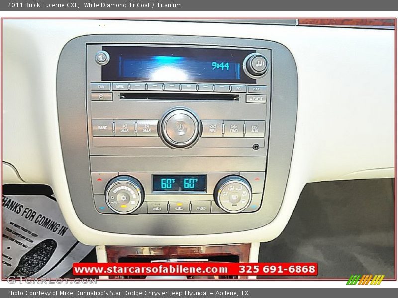 White Diamond TriCoat / Titanium 2011 Buick Lucerne CXL