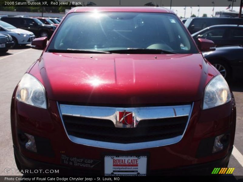 Red Jewel / Black 2008 Saturn Outlook XR