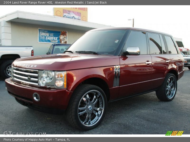 Alveston Red Metallic / Sand/Jet Black 2004 Land Rover Range Rover HSE