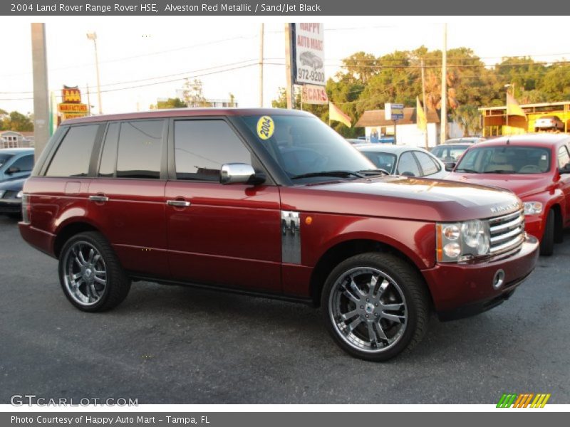 Alveston Red Metallic / Sand/Jet Black 2004 Land Rover Range Rover HSE