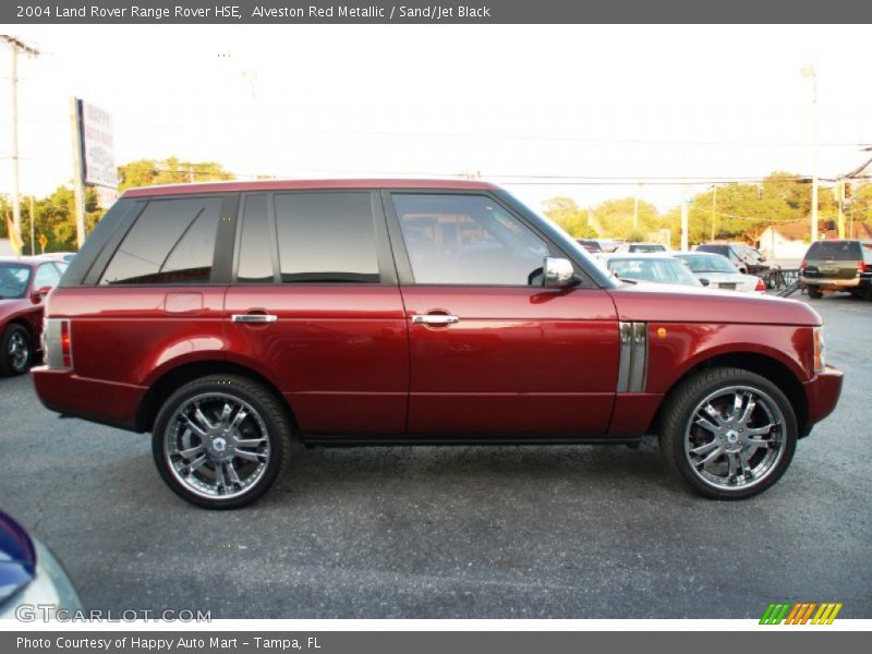 Alveston Red Metallic / Sand/Jet Black 2004 Land Rover Range Rover HSE