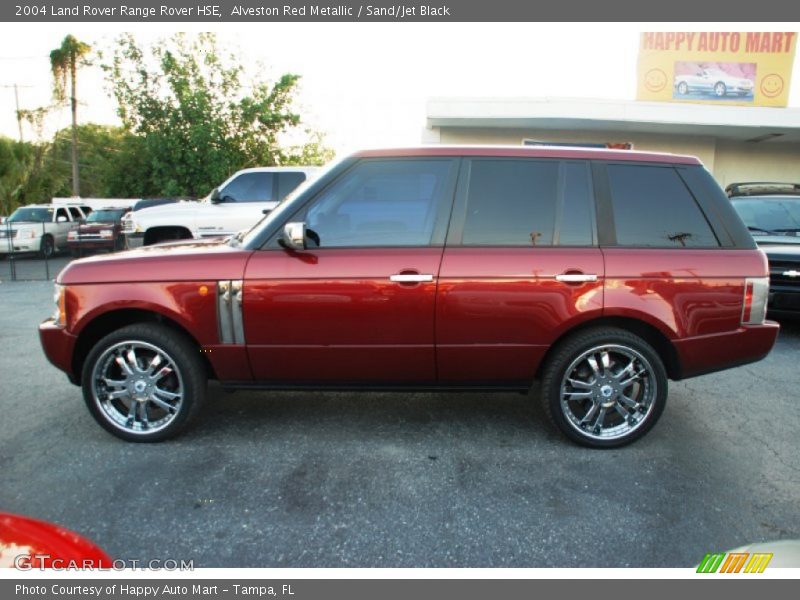 Alveston Red Metallic / Sand/Jet Black 2004 Land Rover Range Rover HSE