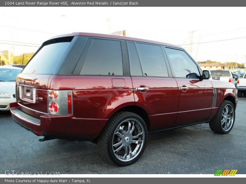 Alveston Red Metallic / Sand/Jet Black 2004 Land Rover Range Rover HSE