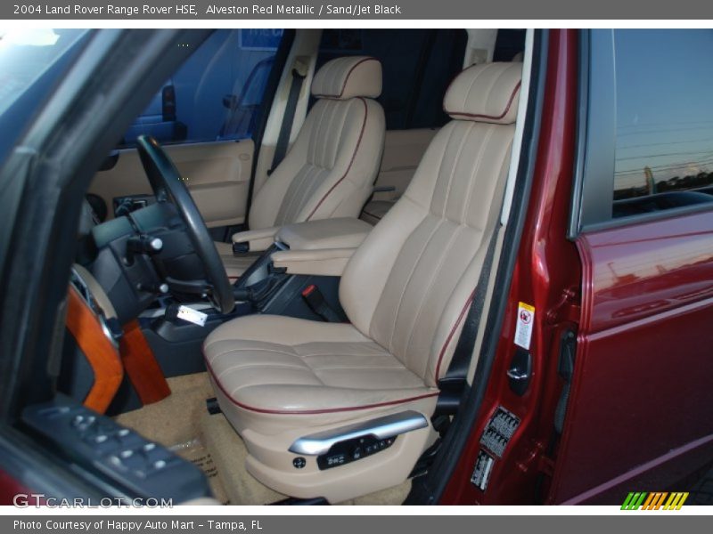 Alveston Red Metallic / Sand/Jet Black 2004 Land Rover Range Rover HSE