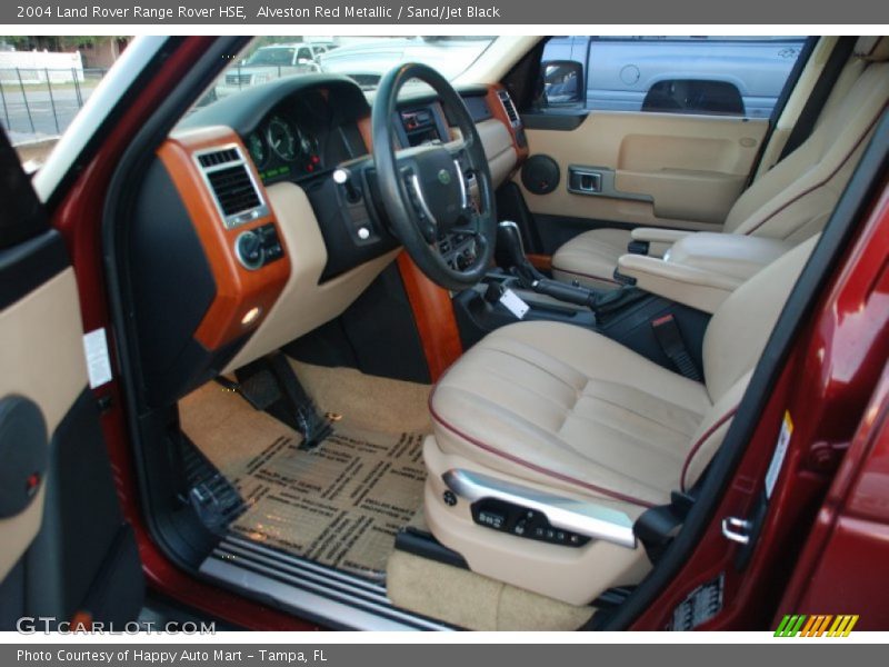Alveston Red Metallic / Sand/Jet Black 2004 Land Rover Range Rover HSE