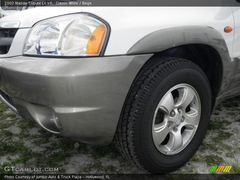 Classic White / Beige 2002 Mazda Tribute LX V6